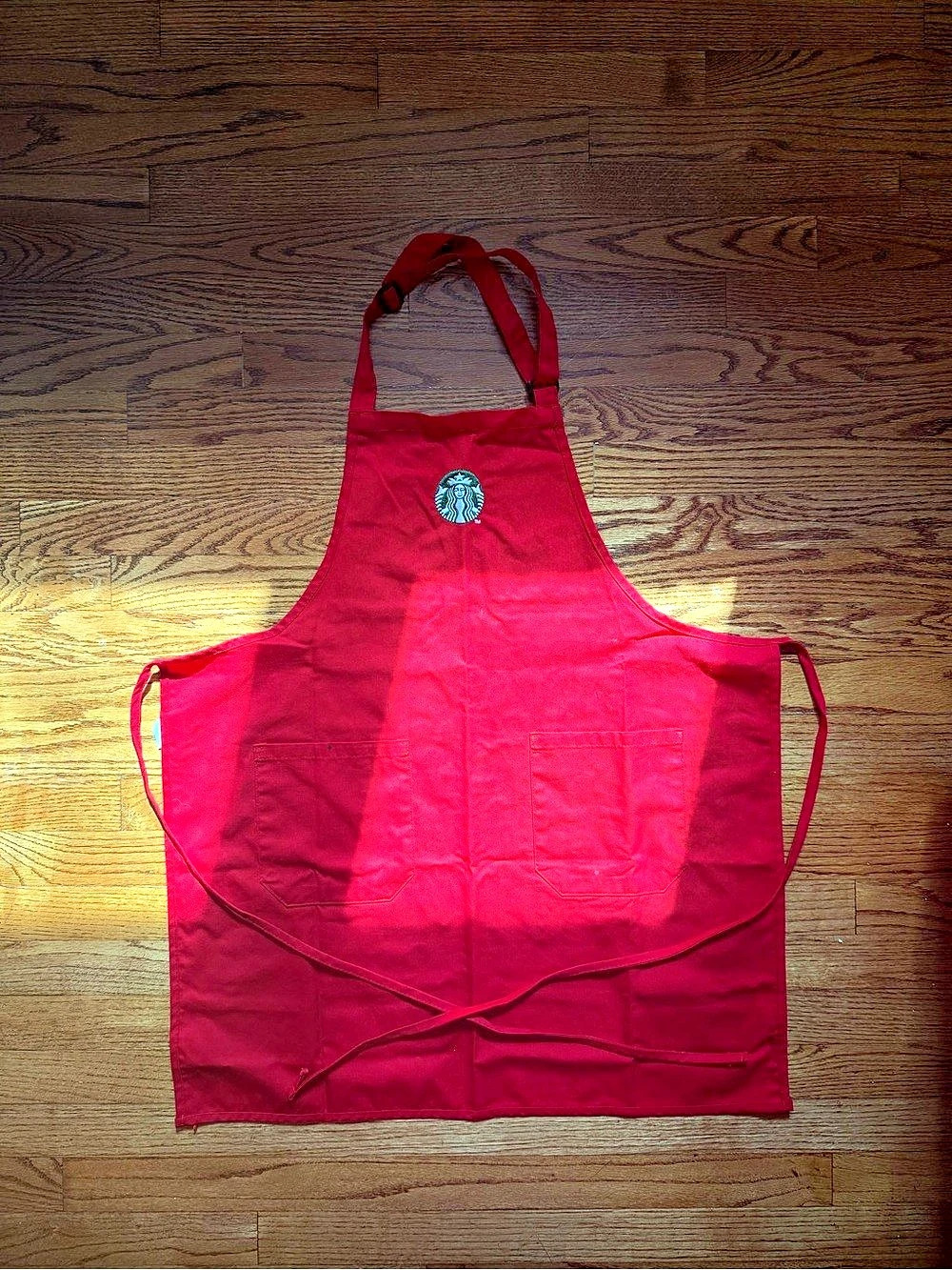 Starbucks Holiday Red Barista Apron Red Size S (M)